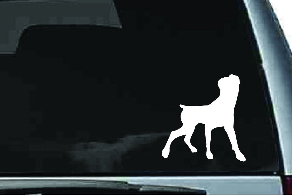 Picniva Rottweiler Dog Sty30a Vinyl Car Window Decal, Approx 5 in