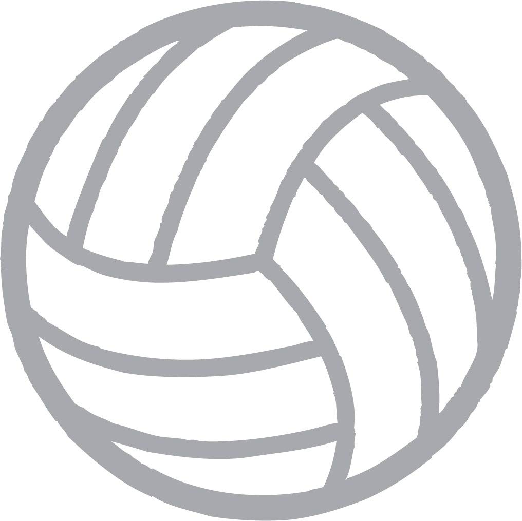 Decaltor Volleyball Ball Laptop Decal, 5 in