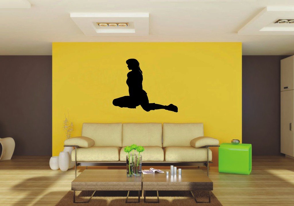 Picniva 22x18.07 Sitting Style 4 Vinyl Wall Decal Figure