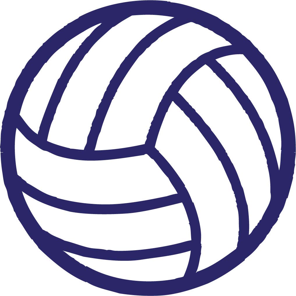 Decaltor Volleyball Ball Laptop Decal, 5 in