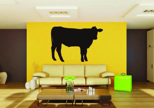 Picniva Cow Sty49 Vinyl Wall Decal, Approx 22 x 15.4 in, Removable
