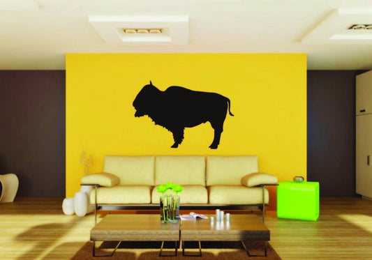 Picniva Bison Sty2a Vinyl Wall Decal, Approx 22 x 15.4 in, Removable