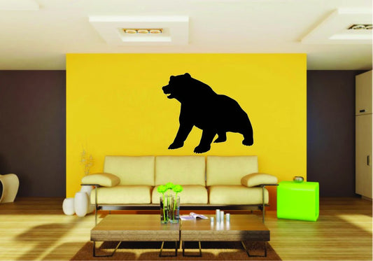 Picniva Bear Sty16 Vinyl Wall Decal, Approx 22 x 19.4 in, Removable
