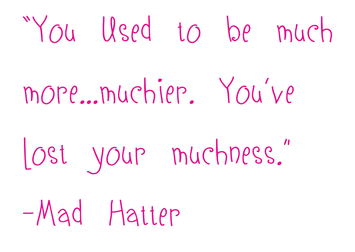 Decaltor Much More Muchier Quote Vinyl Wall Decal, Home Decor