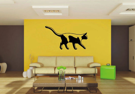Picniva 22x12.22 Cat Style 27 Vinyl Wall Decal Breed