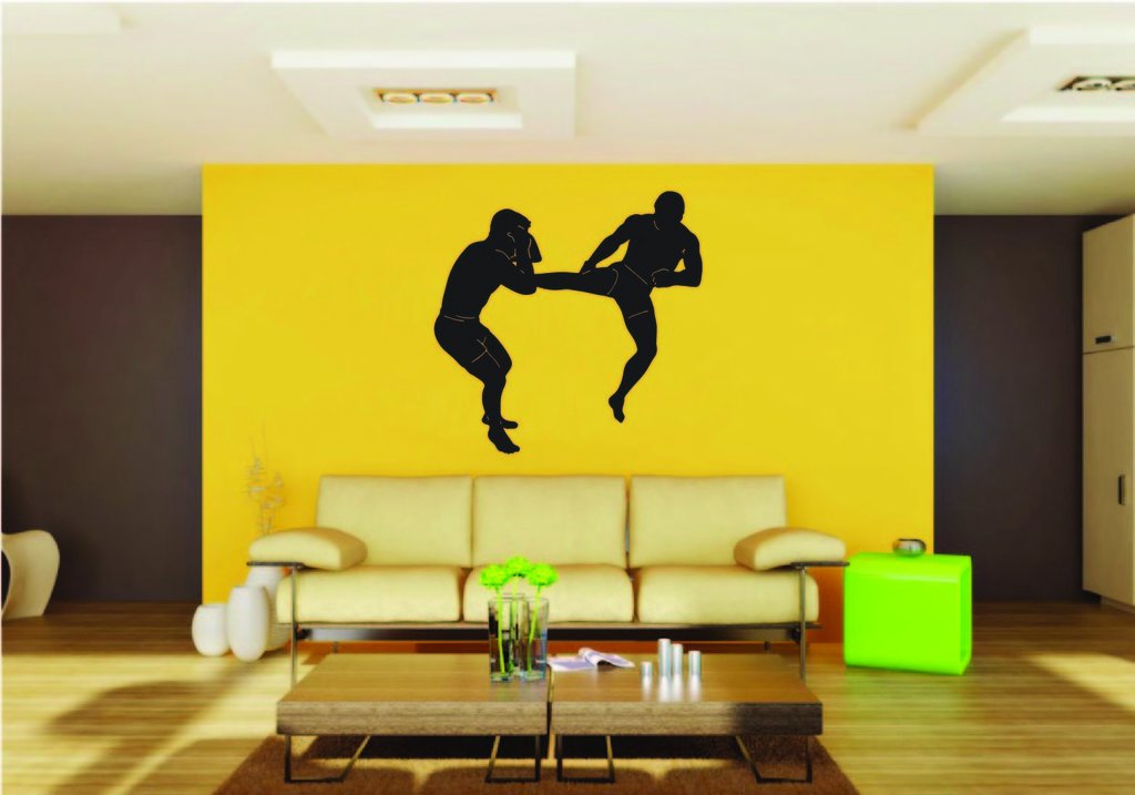 Picniva Fighting Sport Style 1 Removable Vinyl Wall Decal