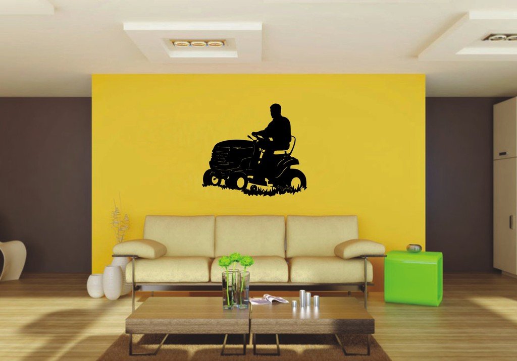 Picniva 22x19.45 Lawn Mower Style 5 Vinyl Wall Decal Motorsport