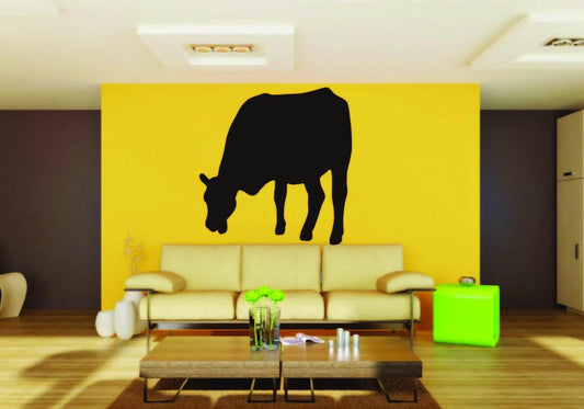 Picniva Cow Sty42 Vinyl Wall Decal, Approx 22 in Square, Removable