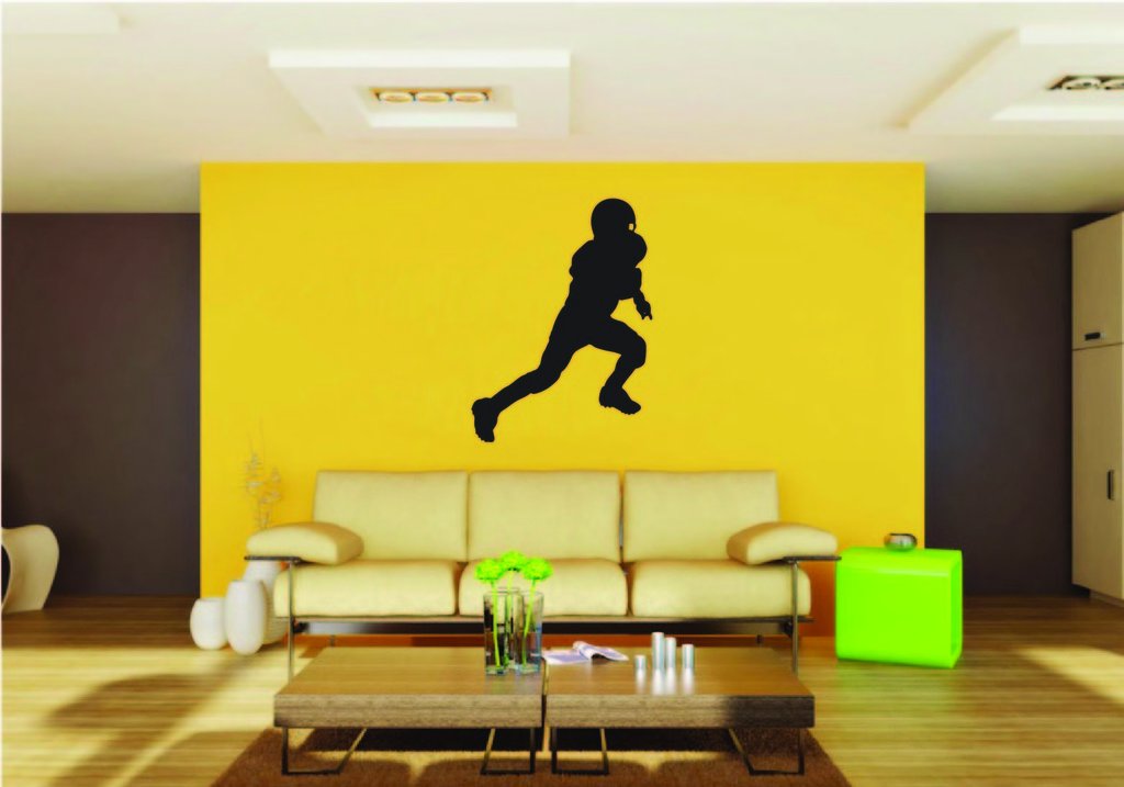 Picniva Football Style 15a Removable Vinyl Wall Decal