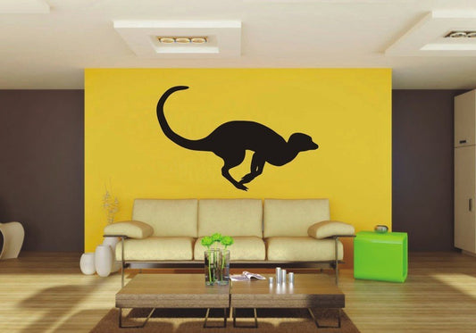 Picniva Meerkat Sty9 Vinyl Wall Decal, Approx 22 x 14.32 in, Removable