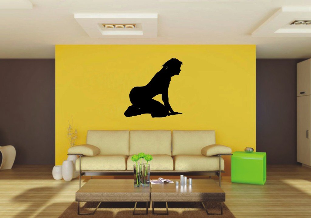 Picniva 22x22.35 Kneeling Style 11 Vinyl Wall Decal Figure