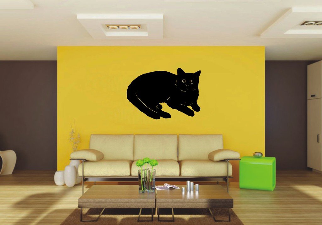 Picniva 22x15.29 Cat Style 5 Vinyl Wall Decal Breed