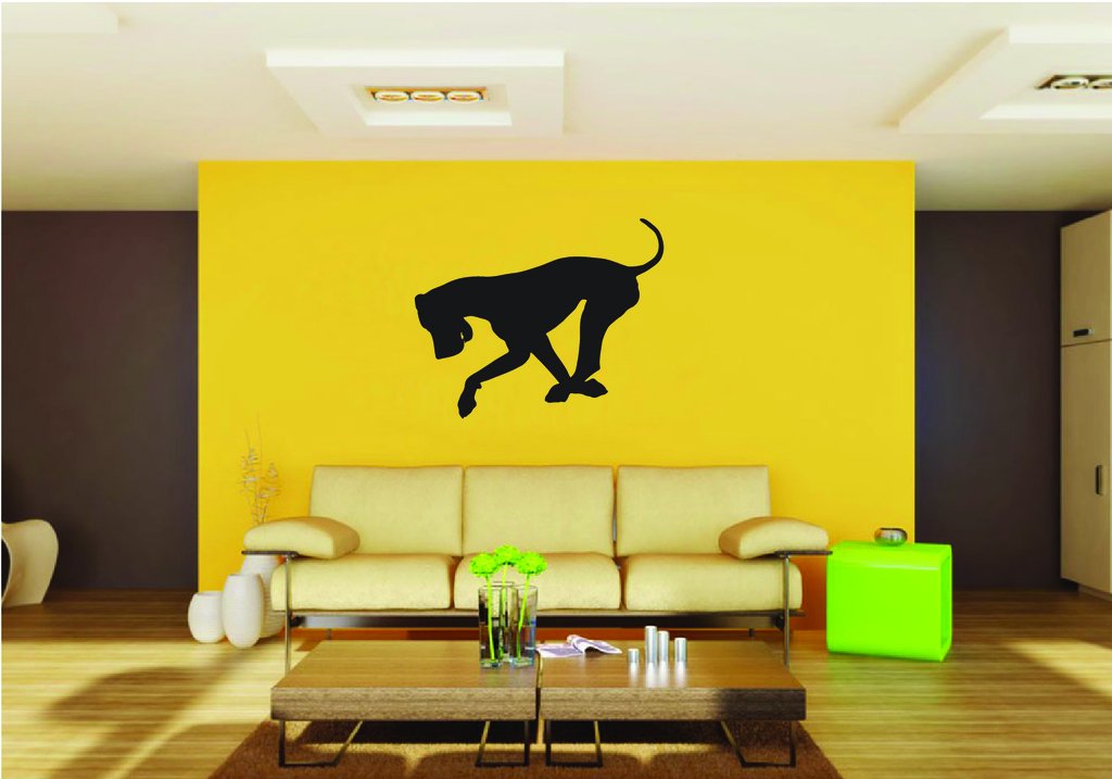 Picniva Great Dane Dog Style 27a Removable Vinyl Wall Decal