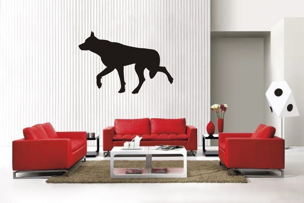 Picniva Wolf Style4 Wall Decal Removable Home Decor