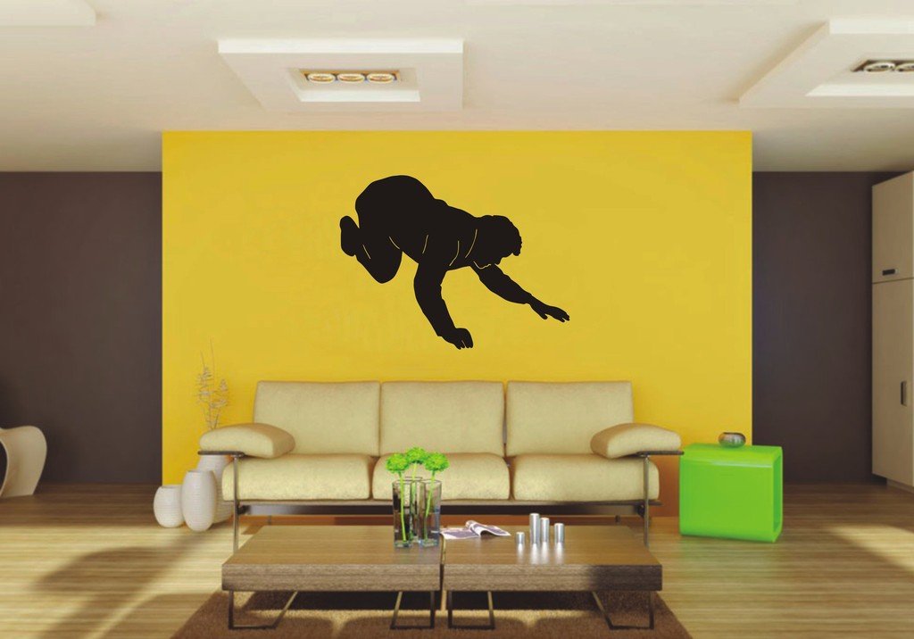 Picniva Man Sty20 Vinyl Wall Decal, Approx 22 x 16.68 in, Removable