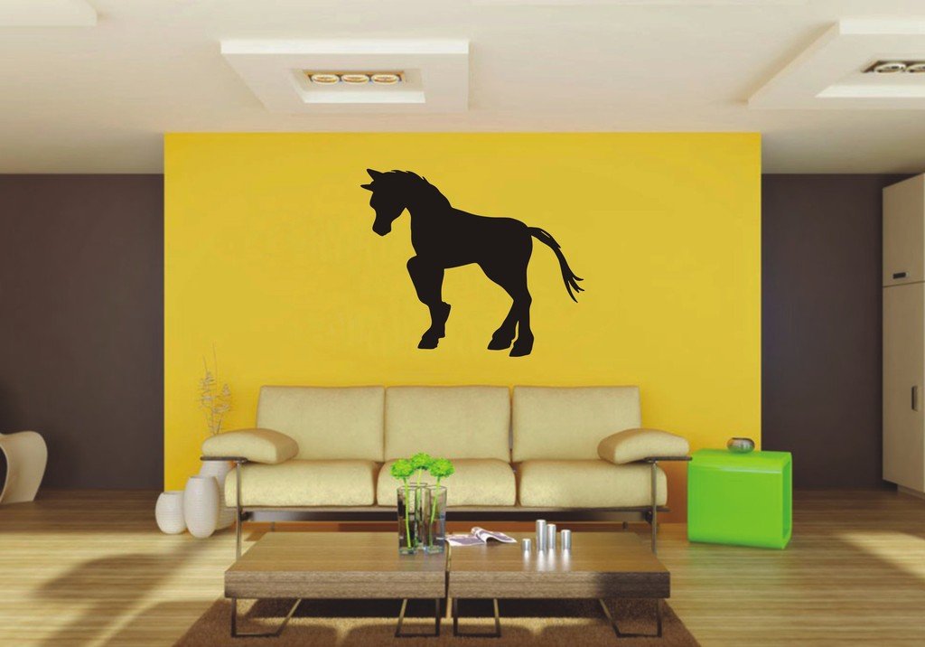 Picniva Pony Style 8a Removable Vinyl Wall Decal Equestrian Kids Decor Art