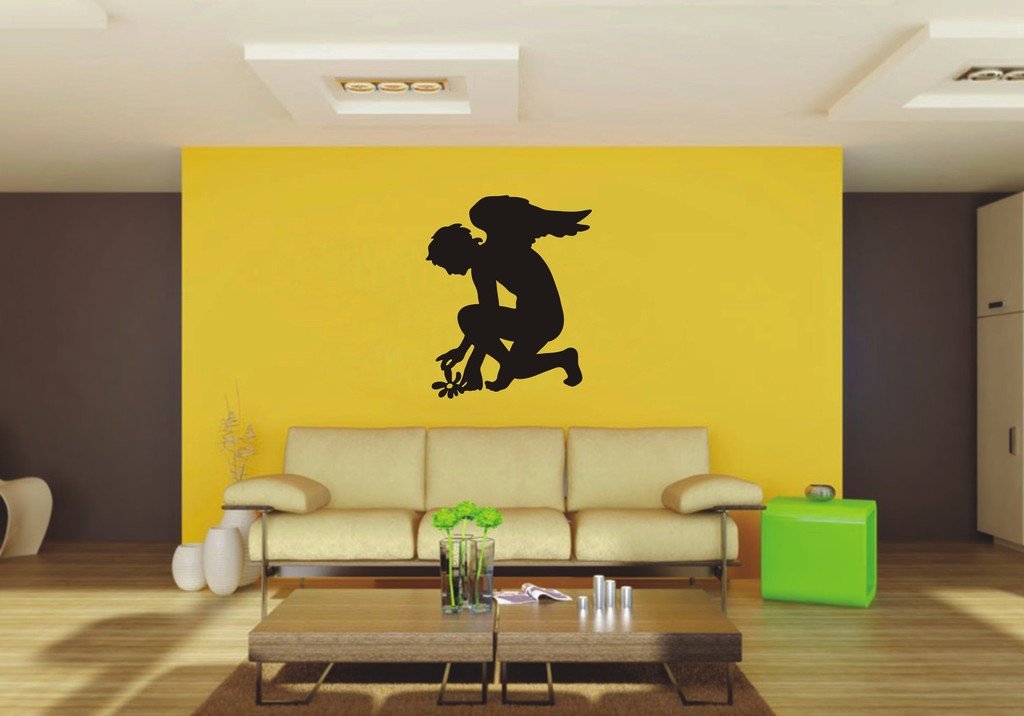 Picniva Cupid Sty5 Vinyl Wall Decal, Approx 22 x 26.92 in, Removable