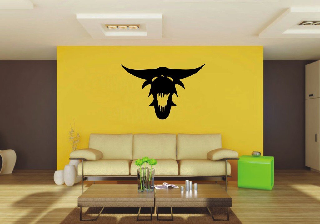Picniva 22x14.38 Skull Style 19a Vinyl Wall Decal Fantasy Decor
