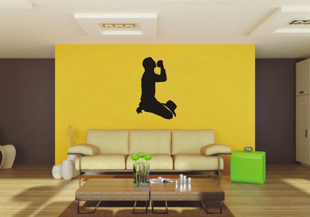 Picniva Cowboy Sty15 Vinyl Wall Decal, Approx 22 x 33.83 in, Removable