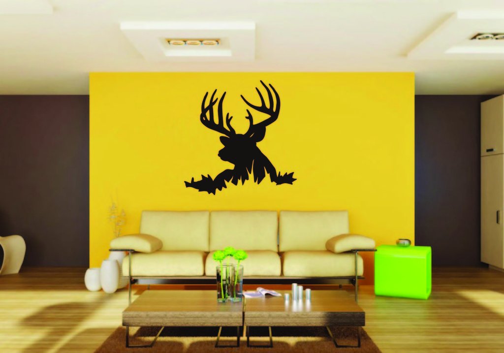 Picniva Deer Buck Style 12 Removable Vinyl Wall Decal