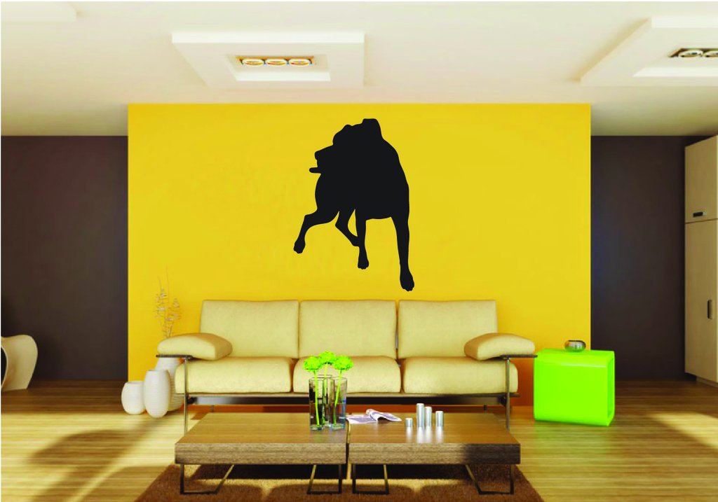Picniva Rottweiler Dog Style 23a Removable Vinyl Wall Decal