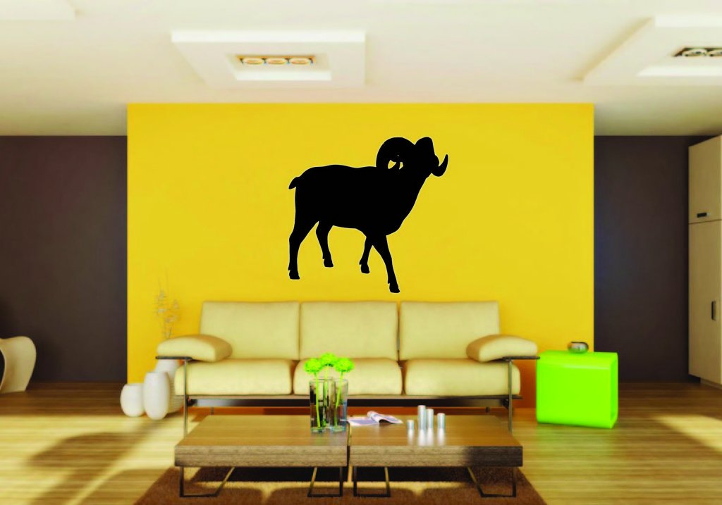 Picniva Ram Style 7a Removable Vinyl Wall Decal