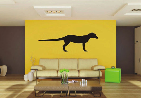 Picniva Meerkat Sty1 Vinyl Wall Decal, Approx 22 x 7.08 in, Removable