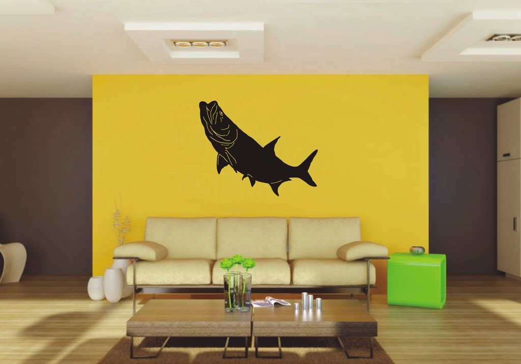 Picniva Fish Sty20 Vinyl Wall Decal, Approx 22 x 17.72 in, Removable