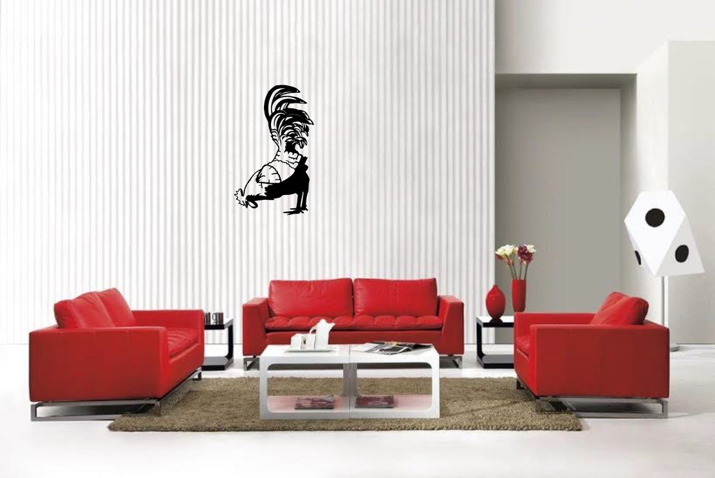 Picniva Rooster Style4 Wall Decal Removable Home Decor