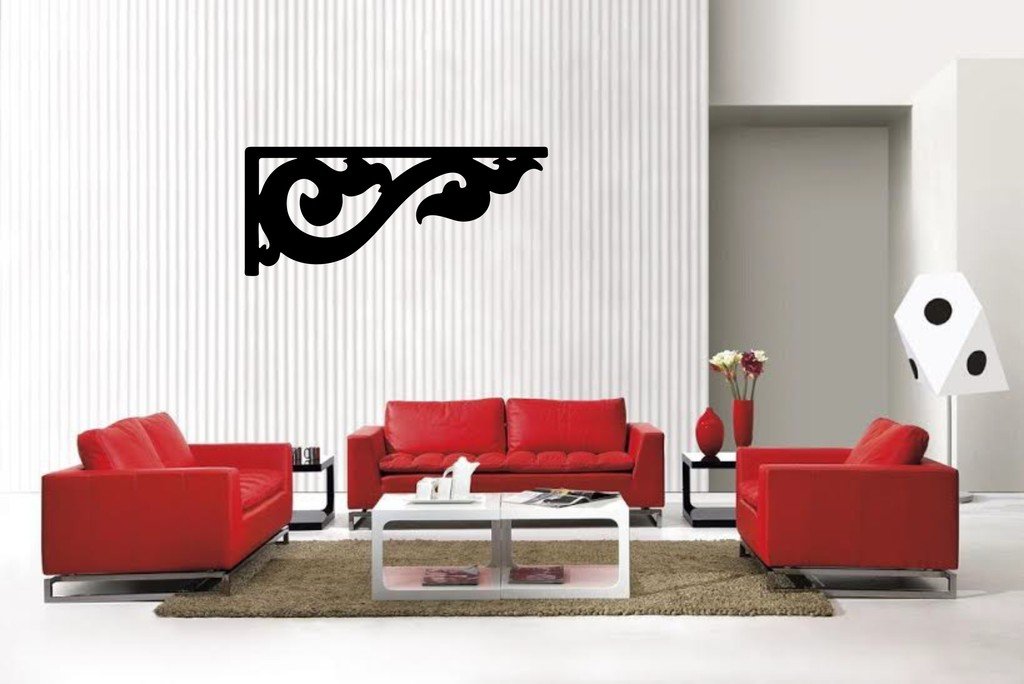 Picniva Scroll Style37 Wall Decal Removable Home Decor