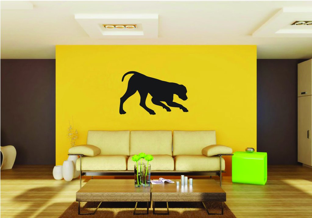 Picniva Hound Dog Style 13 Removable Vinyl Wall Decal