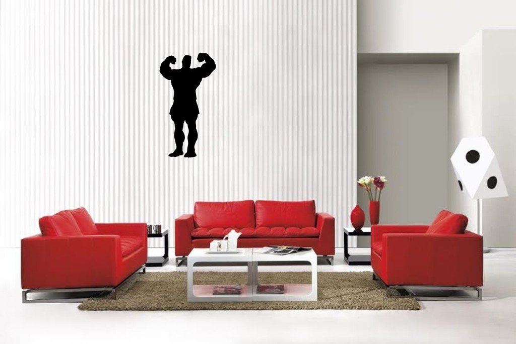 Picniva Muscle Man Style3 Wall Decal Removable Home Decor