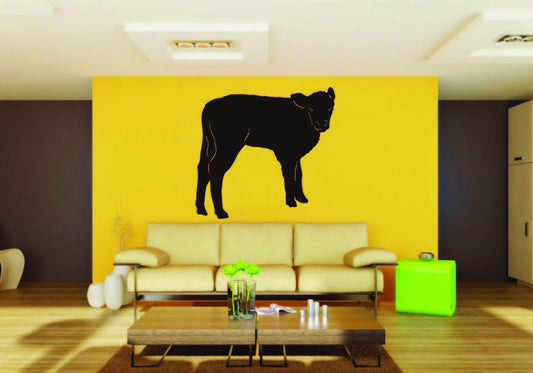 Picniva Cow Sty72 Vinyl Wall Decal, Approx 22 in Square, Removable