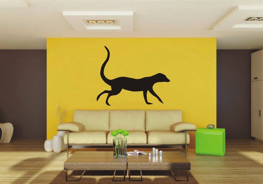 Picniva Meerkat Sty8 Vinyl Wall Decal, Approx 22 x 17.9 in, Removable