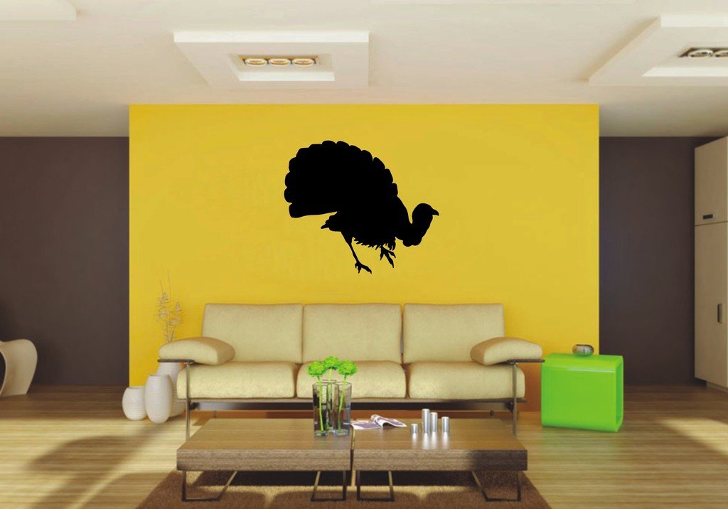 Picniva Turkey Sty8a Vinyl Wall Decal, Approx 22 x 18.94 in, Removable