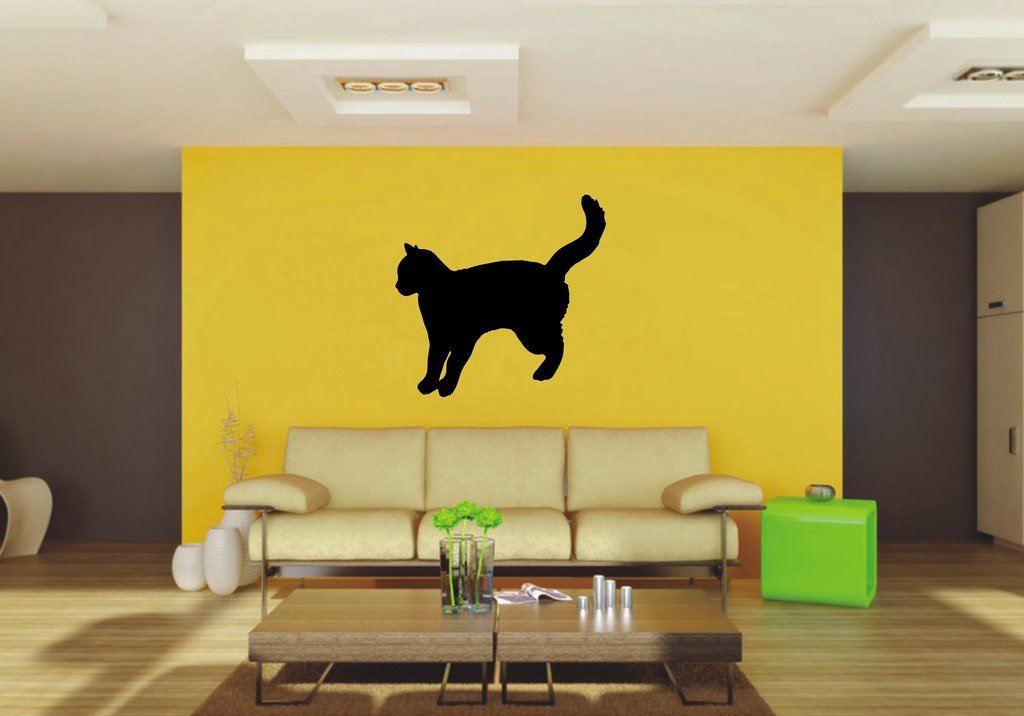 Picniva 22x21.14 Cat Style 2 Vinyl Wall Decal Breed