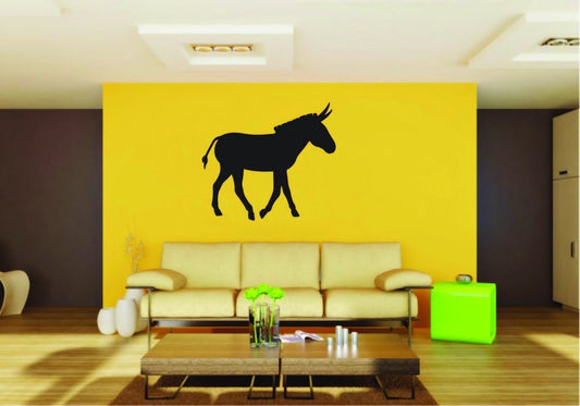 Picniva Donkey Sty19 Vinyl Wall Decal, Approx 22 x 19.57 in, Removable