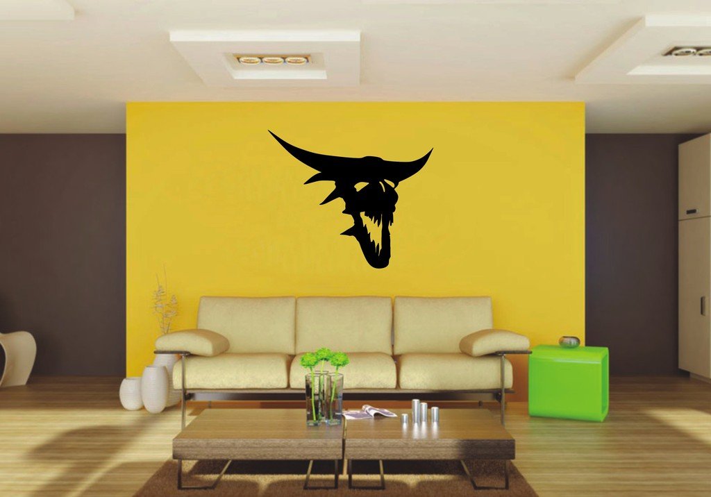 Picniva 22x18.45 Skull Style 17a Vinyl Wall Decal Fantasy Decor