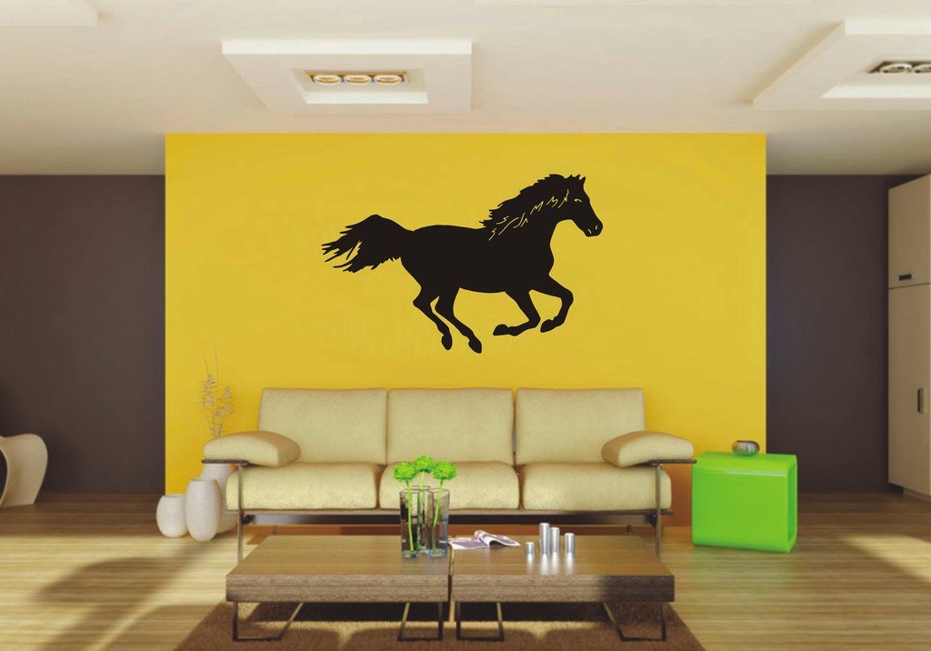Picniva Horse Sty15 Vinyl Wall Decal, Approx 22 x 14.01 in, Removable