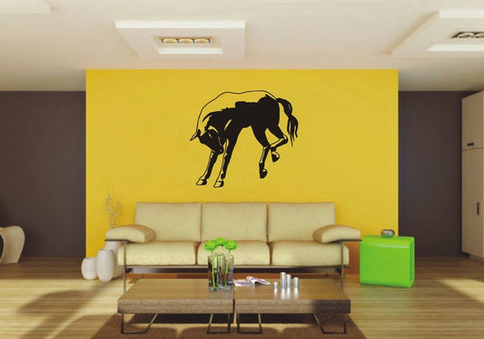 Picniva Horse Sty40 Vinyl Wall Decal, Approx 22 x 19.69 in, Removable