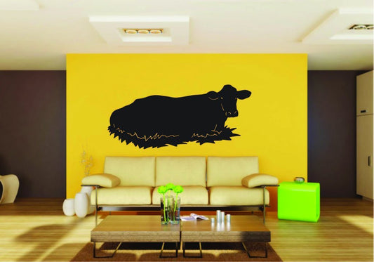 Picniva Cow Sty27 Vinyl Wall Decal, Approx 22 x 10 in, Removable