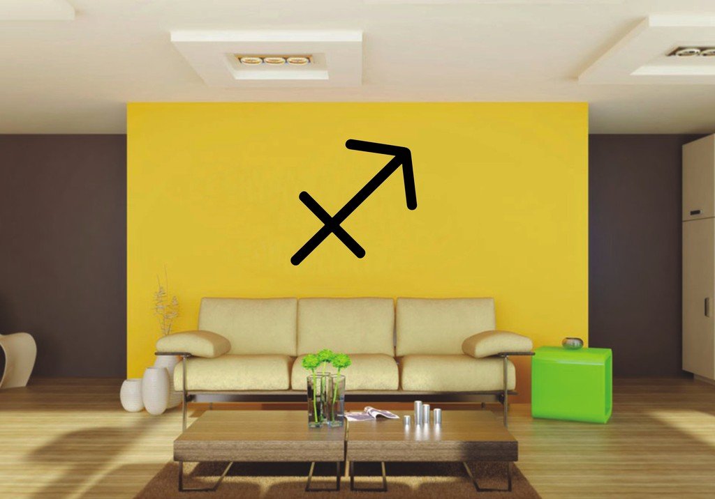Picniva 22x22.02 Sagittarius Style 4 Vinyl Wall Decal Zodiac Astrology