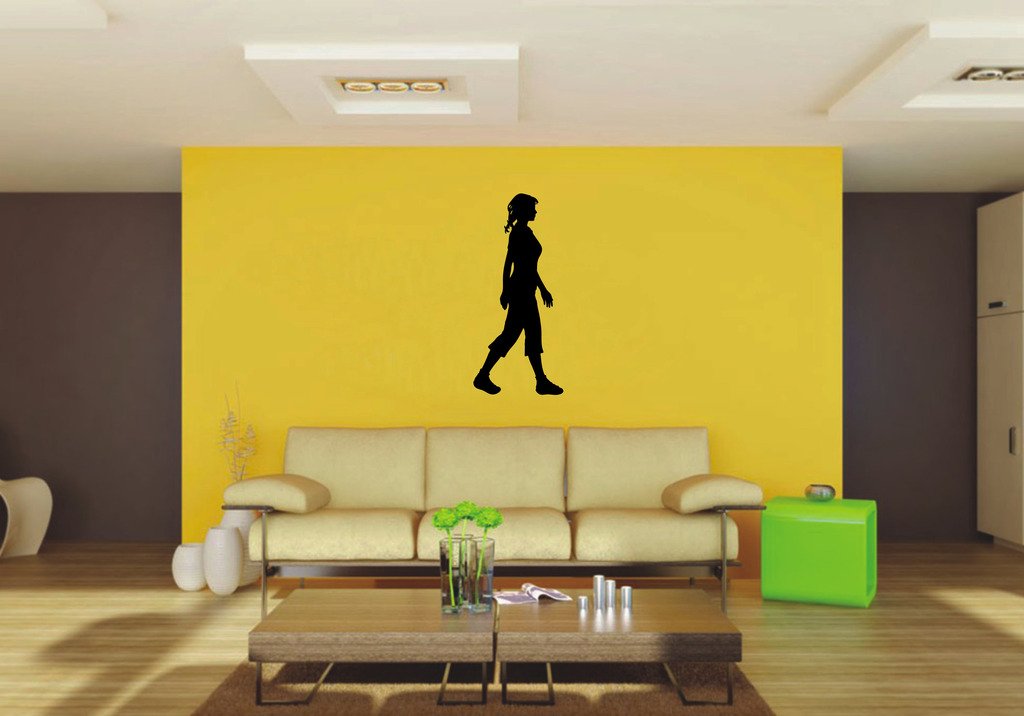 Picniva 22x49.27 Walking Style 1 Vinyl Wall Decal Figure