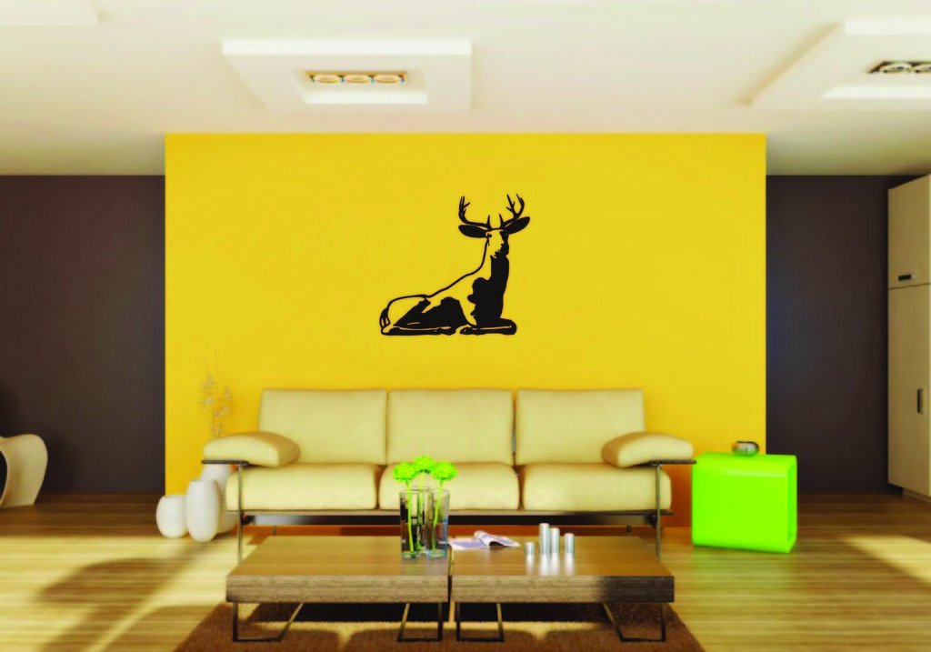 Picniva Deer Buck Style 25 Removable Vinyl Wall Decal