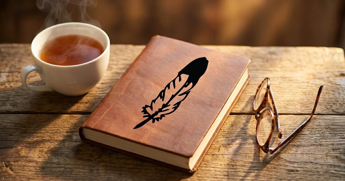 Decaltor Western Indian Feather 5 in Vinyl Decal for Laptop Bumper Wall