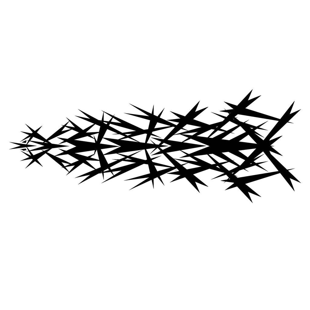 Picniva sty139 Racing Car Body Side Stripes Sticker Decal 2 Pcs