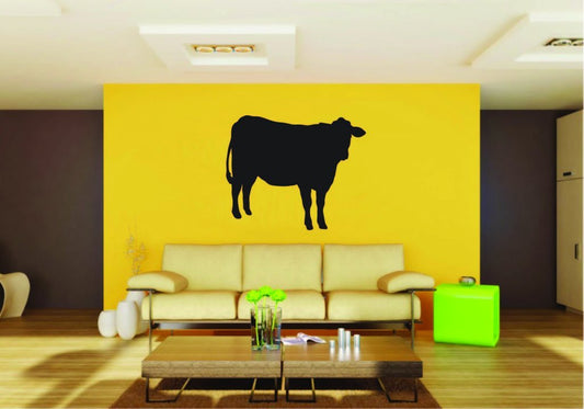 Picniva Cow Sty36 Vinyl Wall Decal, Approx 22 x 15.2 in, Removable