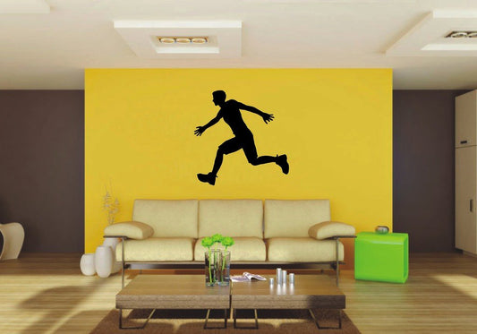 Picniva Running Style 8 Wall Decal Figure Silhouette Decor