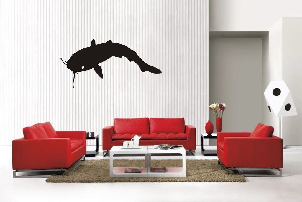 Picniva Catfish Style2 Wall Decal Removable Home Decor