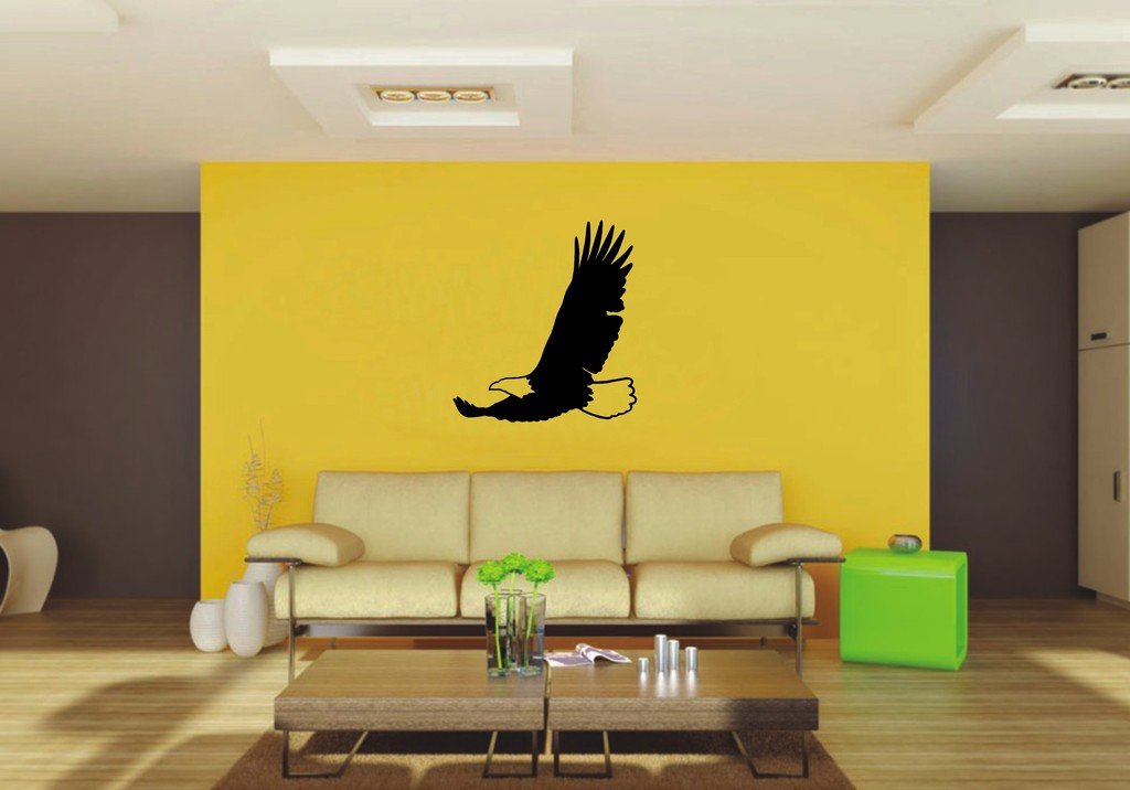 Picniva Eagle Sty21 Vinyl Wall Decal, Approx 22 x 24.21 in, Home Decor